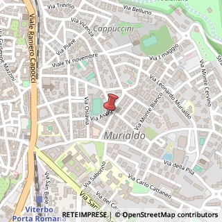 Mappa Via Monte Zebio, 9, 01100 Viterbo, Viterbo (Lazio)