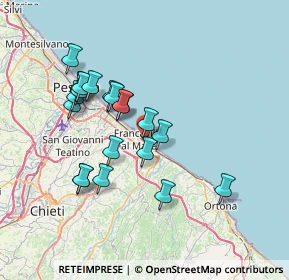 Mappa Viale Gabriele D'Annunzio, 66023 Francavilla al Mare CH, Italia (6.919)
