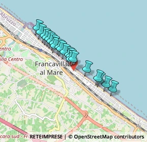 Mappa Viale Gabriele D'Annunzio, 66023 Francavilla al Mare CH, Italia (0.7565)