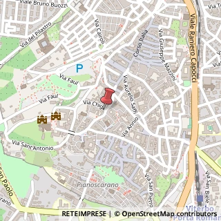 Mappa Via San Lorenzo, 25, 01100 Viterbo, Viterbo (Lazio)