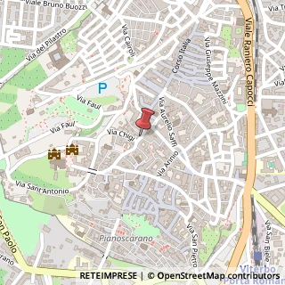 Mappa Via San Lorenzo, 11, 01100 Viterbo, Viterbo (Lazio)