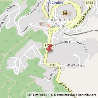 Mappa Via San Zenone, 11, 01038 Soriano nel Cimino, Viterbo (Lazio)