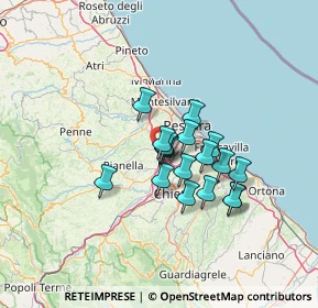 Mappa Via Cavaticchio, 65010 Spoltore PE, Italia (9.85111)