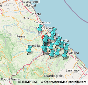 Mappa Via Cavaticchio, 65010 Spoltore PE, Italia (9.70684)