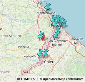 Mappa Via Cavaticchio, 65010 Spoltore PE, Italia (6.86727)