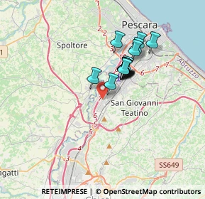 Mappa Via Piave, 66020 Zona Industriale Val Pescara CH, Italia (2.666)