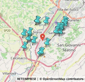 Mappa Via Piave, 66020 Zona Industriale Val Pescara CH, Italia (1.68)