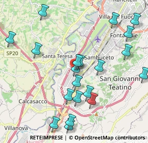 Mappa Via Piave, 66020 Zona Industriale Val Pescara CH, Italia (2.389)