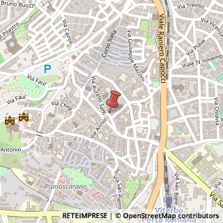 Mappa Via Aurelio Saffi,  122, 01100 Viterbo, Viterbo (Lazio)