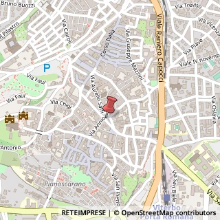 Mappa Via Cavour,  77, 01100 Viterbo, Viterbo (Lazio)