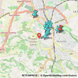 Mappa Via Faul, 01100 Viterbo VT, Italia (0.81077)