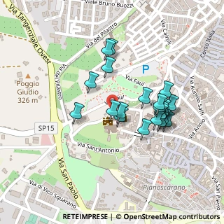Mappa Via San Clemente, 01100 Viterbo VT, Italia (0.21)