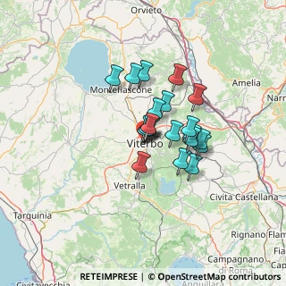 Mappa Via San Clemente, 01100 Viterbo VT, Italia (9.57)