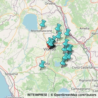 Mappa Via San Clemente, 01100 Viterbo VT, Italia (9.62)