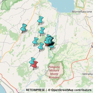 Mappa Via VI Febbraio, 01017 Tuscania VT, Italia (3.6925)