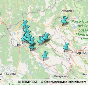 Mappa Scala della Madonnella, 02013 Antrodoco RI, Italia (11.7275)