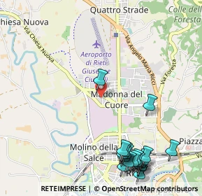 Mappa Via Ernesto Cicchetti, 02100 Rieti RI, Italia (1.50105)