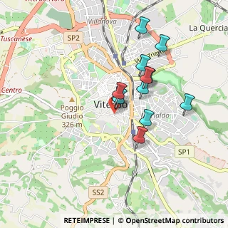 Mappa Via Cardinal Pietro La, 01100 Viterbo VT, Italia (0.76833)