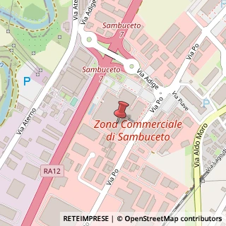 Mappa Via Po, 66020 San Giovanni teatino CH, Italia, 66020 San Giovanni Teatino, Chieti (Abruzzo)