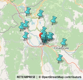 Mappa Via Ernesto Piselli, 02100 Rieti RI, Italia (5.22063)