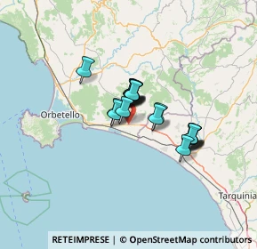 Mappa SS 1, 58011 Capalbio GR, Italia (9.215)