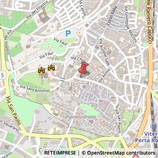 Mappa Via Cardinal La Fontaine, 16, 01100 Viterbo, Viterbo (Lazio)