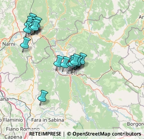 Mappa Via Angelo Maria Ricci, 02100 Rieti RI, Italia (14.08053)