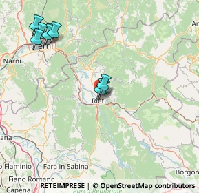 Mappa Via Angelo Maria Ricci, 02100 Rieti RI, Italia (21.48455)