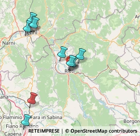 Mappa Via Angelo Maria Ricci, 02100 Rieti RI, Italia (16.12727)