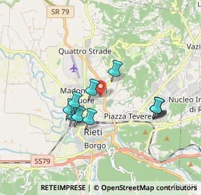 Mappa Via Angelo Maria Ricci, 02100 Rieti RI, Italia (1.66636)