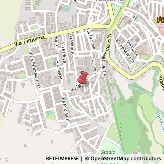 Mappa Via Alessandria, n 5, 01017 Tuscania, Viterbo (Lazio)