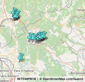 Mappa SS Salaria per l'Aquila Km 84+259, 02015 Cittaducale RI, Italia (14.13313)