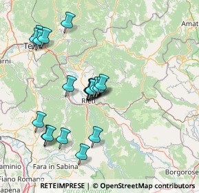 Mappa SS Salaria per l'Aquila Km 84+259, 02100 Rieti RI, Italia (14.905)