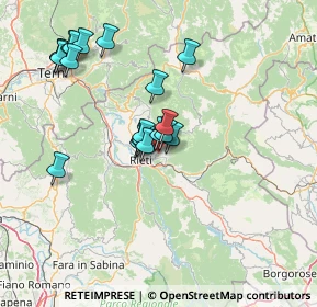 Mappa SS Salaria per l'Aquila Km 84+259, 02100 Rieti RI, Italia (14.0805)