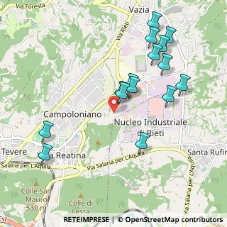 Mappa SS Salaria per l'Aquila Km 84+259, 02015 Cittaducale RI, Italia (1.10467)