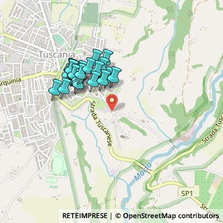 Mappa Str. Santa Maria, 01017 Tuscania VT, Italia (0.424)
