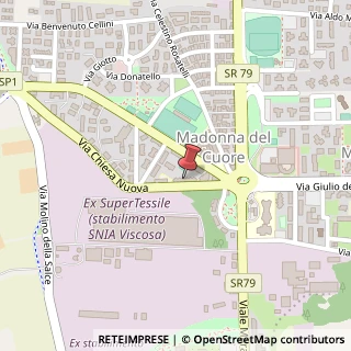 Mappa Via Chiesa Nuova, 9, 02100 Rieti, Rieti (Lazio)