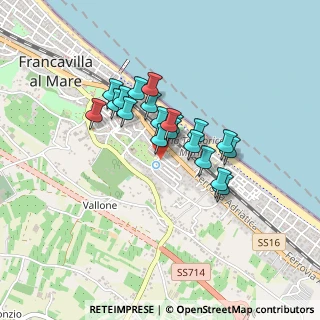 Mappa Via Giorgio Cirillo, 66023 Francavilla al Mare CH, Italia (0.327)