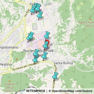 Mappa Via Benito Graziani, 02015 Rieti RI, Italia (1.07571)
