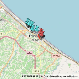 Mappa Via Cirillo, 66023 Francavilla al Mare CH, Italia (1.26)