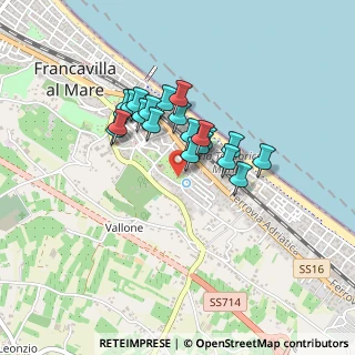 Mappa Via Cirillo, 66023 Francavilla al Mare CH, Italia (0.3325)