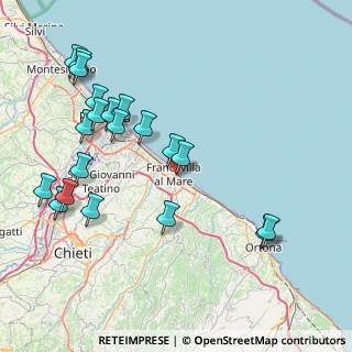Mappa Via Cirillo, 66023 Francavilla al Mare CH, Italia (9.6695)