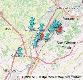 Mappa CENTRO COMMERCIALE CENTRO D'ABRUZZO, 66020 Zona Industriale Val Pescara CH, Italia (1.4)