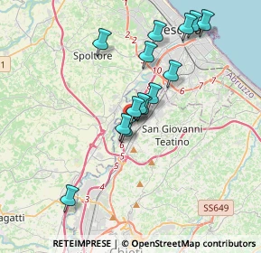 Mappa CENTRO COMMERCIALE CENTRO D'ABRUZZO, 66020 Zona Industriale Val Pescara CH, Italia (3.44571)