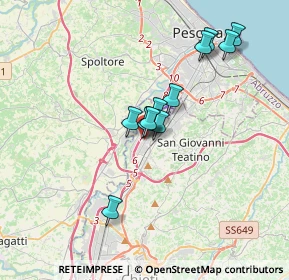 Mappa CENTRO COMMERCIALE CENTRO D'ABRUZZO, 66020 Zona Industriale Val Pescara CH, Italia (2.83)