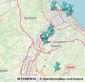 Mappa CENTRO COMMERCIALE CENTRO D'ABRUZZO, 66020 Zona Industriale Val Pescara CH, Italia (5.30417)