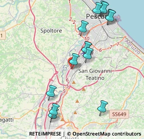 Mappa CENTRO COMMERCIALE CENTRO D'ABRUZZO, 66020 Zona Industriale Val Pescara CH, Italia (4.68214)