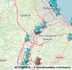 Mappa CENTRO COMMERCIALE CENTRO D'ABRUZZO, 66020 Zona Industriale Val Pescara CH, Italia (6.058)