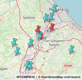 Mappa CENTRO COMMERCIALE CENTRO D'ABRUZZO, 66020 Zona Industriale Val Pescara CH, Italia (4.29917)