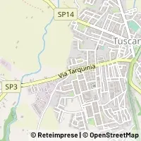नक्शा Tuscania